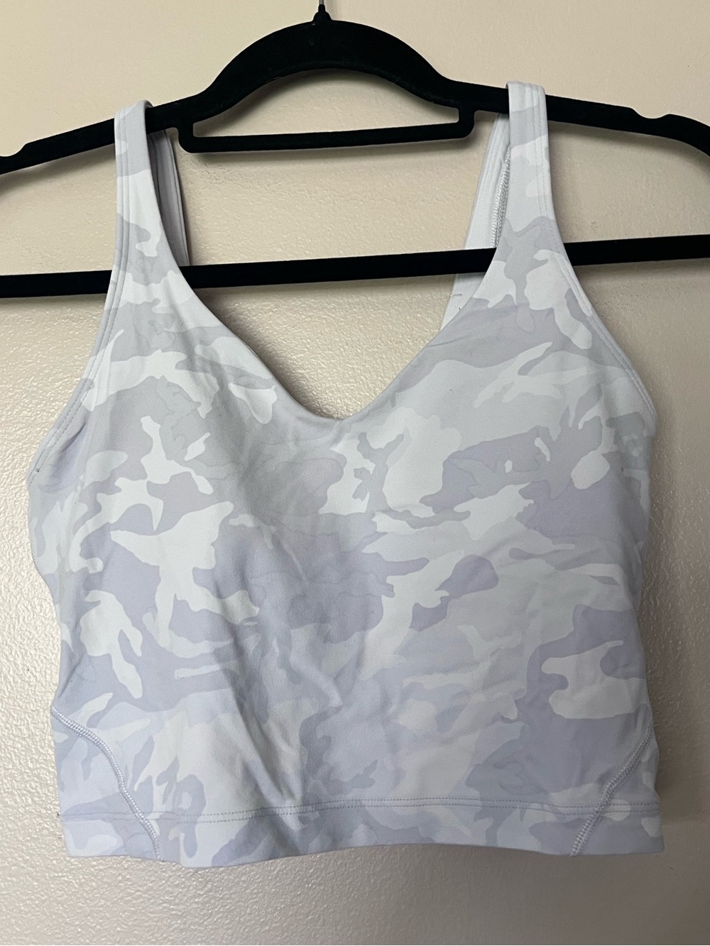 lululemon athletica Align White & Light Gray Camo Tank Bra